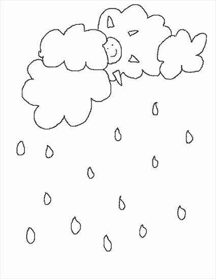 deszcz, parasole - deszcz, burza, pogoda - kolorowanka 112.gif