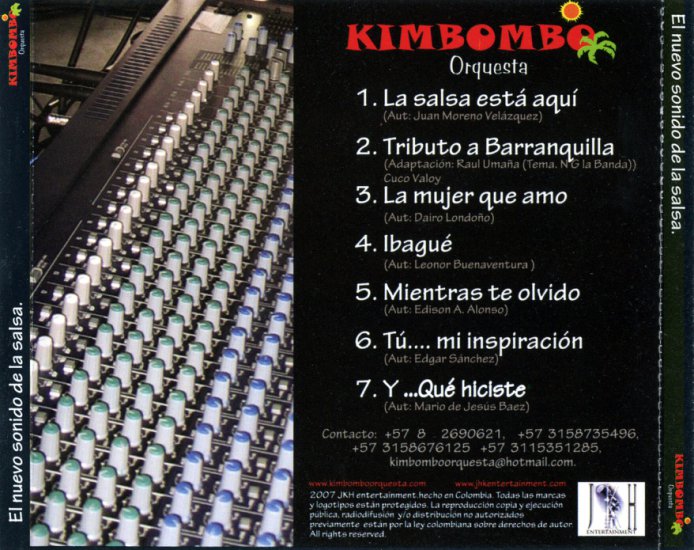 KIMBOMBO ORQUESTA - El nuevo sonido de la salsa 2007 - reverso1.jpg