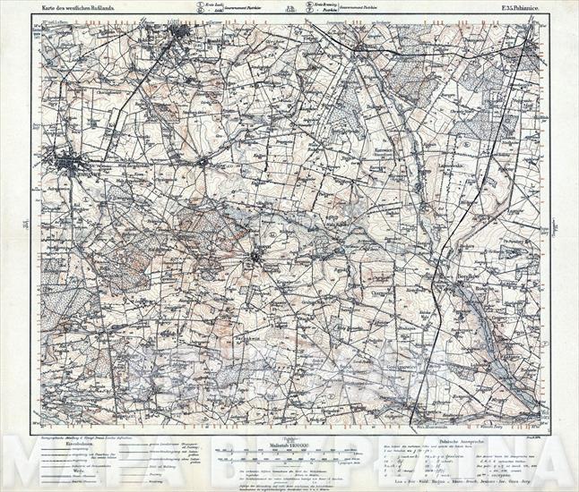 Stare Mapy Polski - Pabianice 1914r.jpg