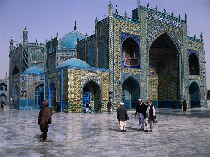 Krajobrazy - Shrine of Hazrat Ali, Mazar-e Sharif, Balkh, Afghanistan.jpg