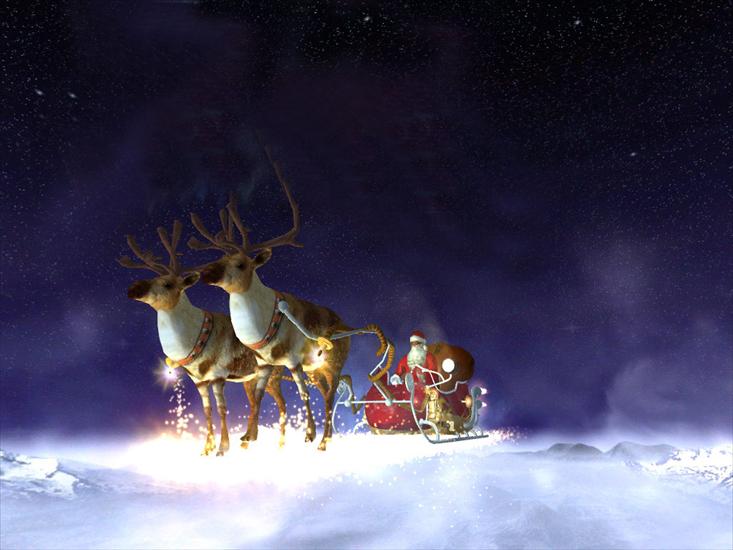 Boże narodzenie-obrazki - Santa-Christmas-Deers.jpg