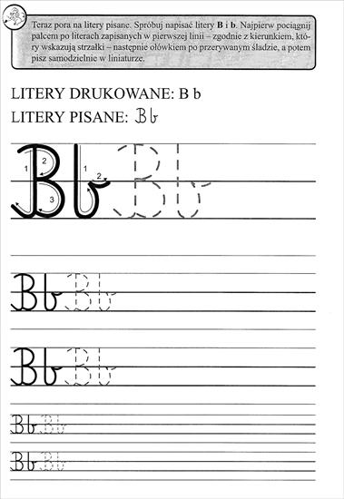 Trudne litery b d g p Bogdanowicz - Litery_pisane_strona71.jpg