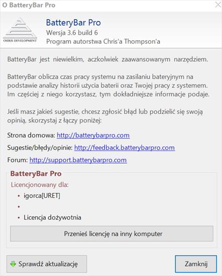 BatteryBar Pro 3.6.6  Patch FULL PL - DOWÓD NA PEŁNĄ LICENCJĘ FOTO.jpg