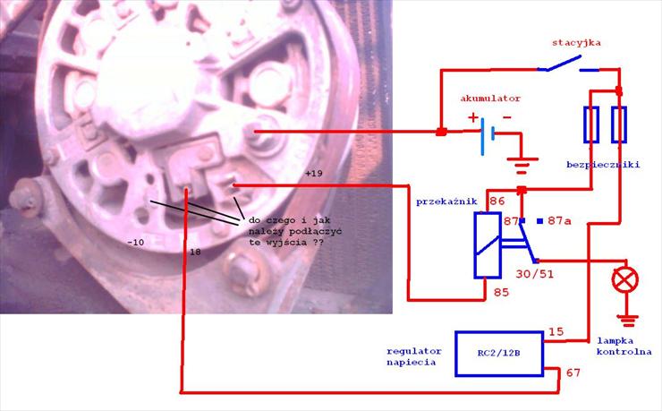 schematy instalacij elektrycznej - alternator i regulator.jpg