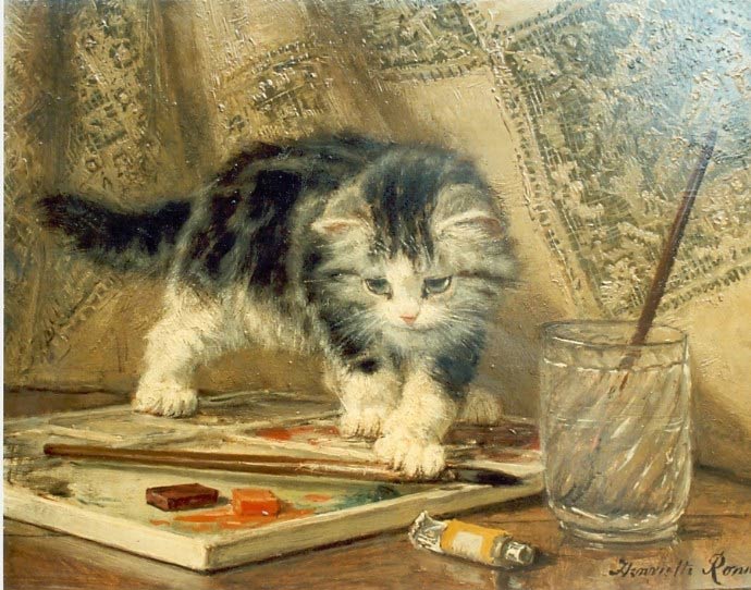  Młodzi mistrzowie malarstwa - Ronner Henriette-Knip 1821-1909 - Aquarellist.jpg
