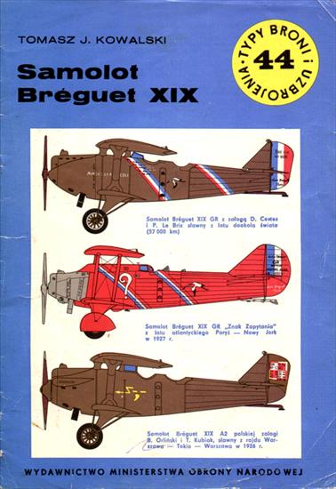 Typy Broni i Uzbrojenia - TBiU-044-Samolot Breguet XIX.jpg