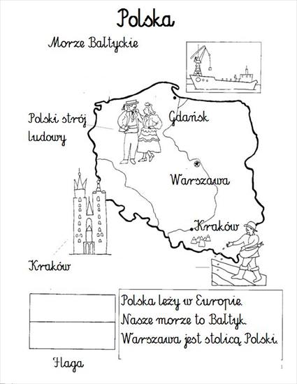 mapa Polski - mapa Polski - kolorowanka 13.JPG