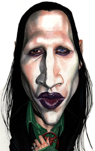 Karykatury - Marilyn_Manson2.jpg