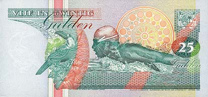Suriname - SurinamP48a-25Gulden-1991-donated_b.jpg
