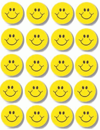 bużki - stickers_yellow_smile_face_lemon_scented_sticker.gif
