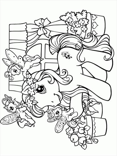 kolorowanki dla dzieci - Mój kucyk Pony - kolorowanka 2.GIF