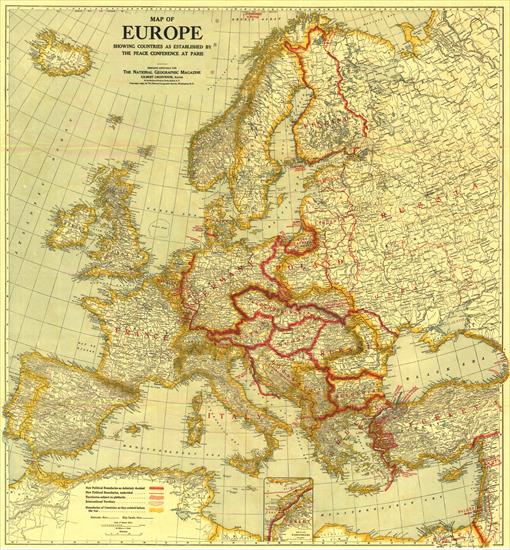 MAPS - National Geographic - Europe, Peace Conference at Paris 1920.jpg