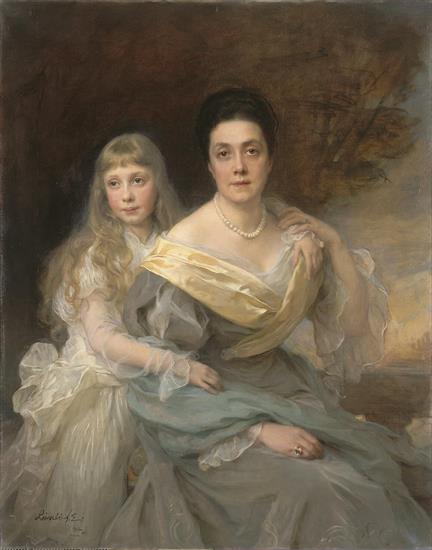 L - Laszlo Fulop - Portrait of a Lady and her Daughter - GJ-9467.jpg