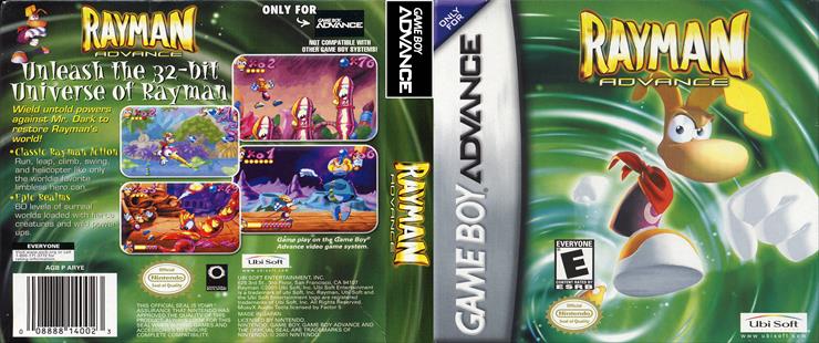  Covers Game Boy Advance - Rayman Advance Game Boy Advance gba - Cover.jpg
