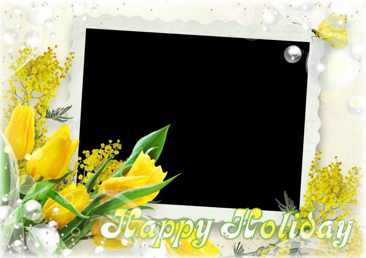 część 12 - Romantic framework for Photoshop with spring flowers - Spring melody eng by Koaress.png
