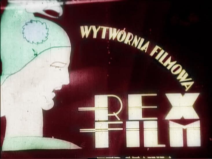 Pokolorowane fotografie przedwojennych polskich aktorów - Logo Rex Film 1935.jpg
