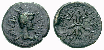 Rzym starożytny -... - Tiberius_Gemellus.jpg 3-7 - syn Druzusa II Kastor... wnuk cesarza Tyberiusza i kuzyn cesarza Kaligul.jpg