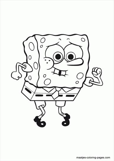 SpongeBob - spongebob - kolorowanka 53.GIF