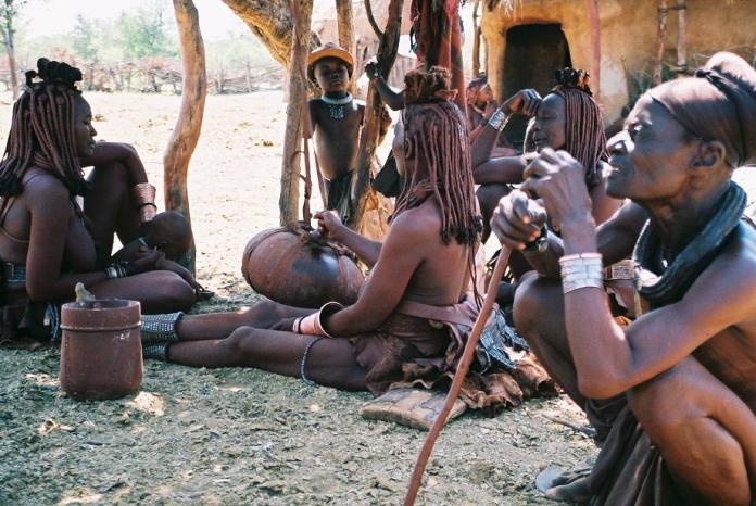Himba z Namibii - Himba2.JPG