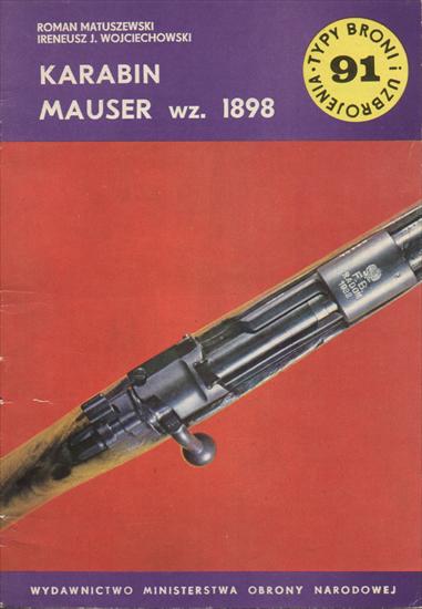 Matuszewski Wojciechowski - Karabin Mauser wz1898   TBiU nr 91   1983r - 01.JPG