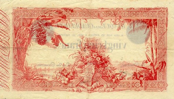 Banknoty Guadelupe - GuadeloupeP8-25Francs-ND1920-44-donatedjs_b.jpg