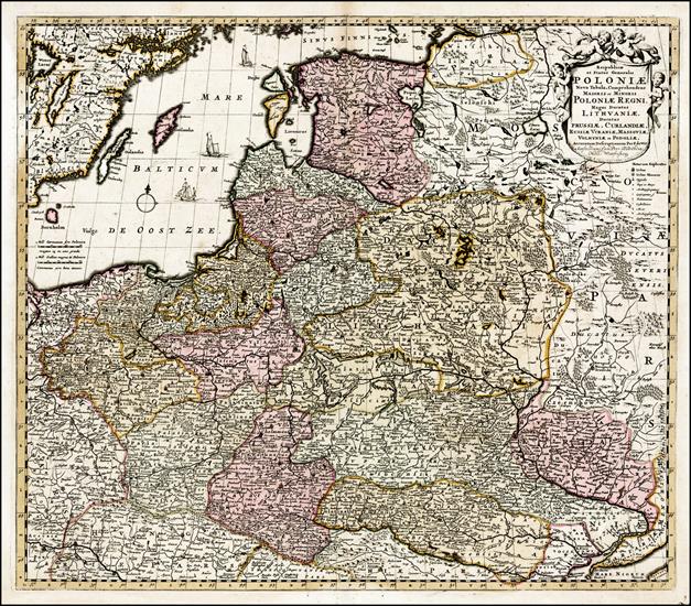 Mapy Polski z różnych okresów - 1700_de_Wit_Reipublicae_Poloniae_raremaps.jpg