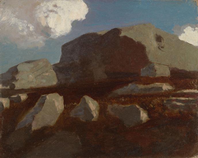 Odilon Redon - Odilon Redon - Landscape with Rocks, near Royan.jpg