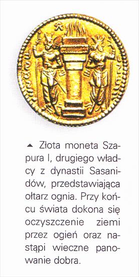 Persja Sasanidów - obrazy - Obraz IMG_0030.  Złota moneta Szapura I z dynastii Sasanidów.jpg