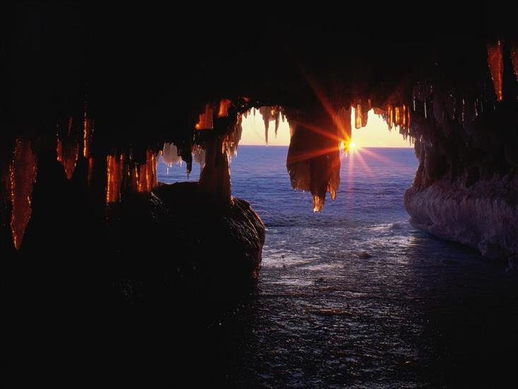 Seas, rivers, lakes  other - Sea Caves, Apostle Islands, Wisconsin.jpg