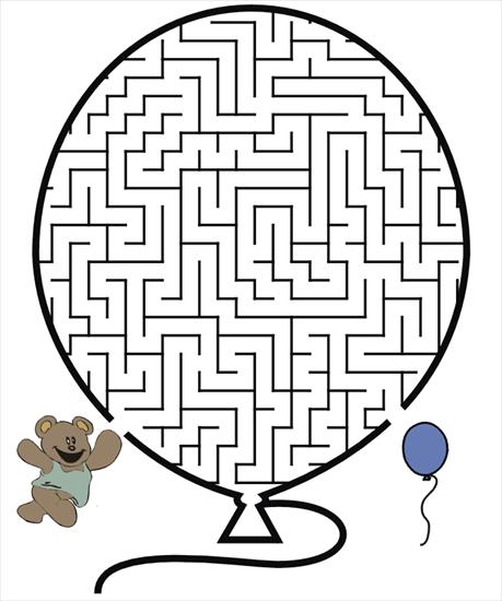 połącz kropki - labirynt - Balloon-Maze.gif