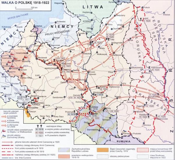 polskie stare mapy1 - Polska1918-1922b.jpg
