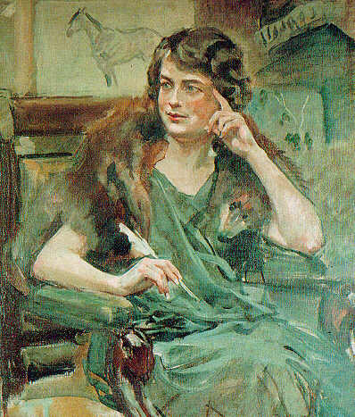 malarstwo - Wojciech Kossak - Portret Magdaleny Samozwaniec 1923.jpg