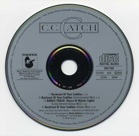 Covers - C.C. Catch - Backseat Of Your Cadillac CD.jpg