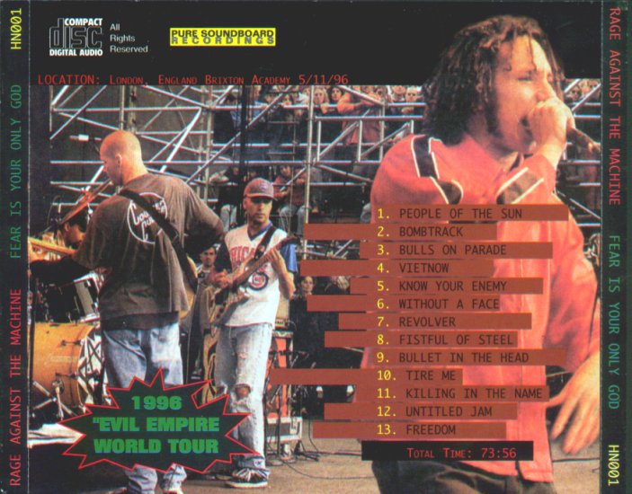 Rage Against The Machine 1996-05-11 Brixton Academy - RATM_BACK.jpg