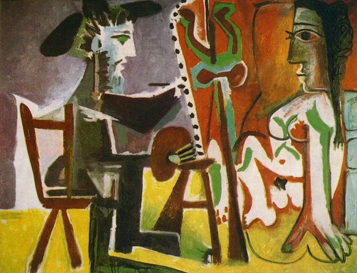 Picasso 1963 - Picasso Le peintre et son modle. 29-March1-April 1963. 195.jpg