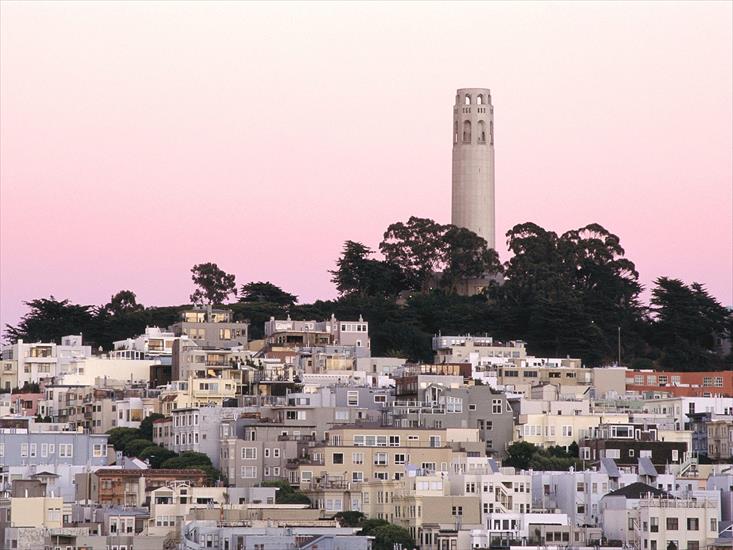 Kalifornia - Coit Tower and Telegraph Hill at Twilight, San Francisco, California.jpg