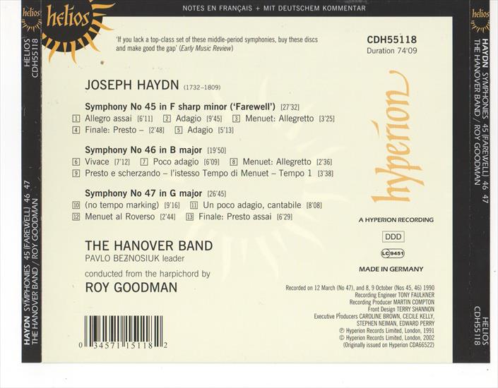 F.J.Haydn - CD8 - Symphonies 45-47 - Haydn,45-47_2.jpg