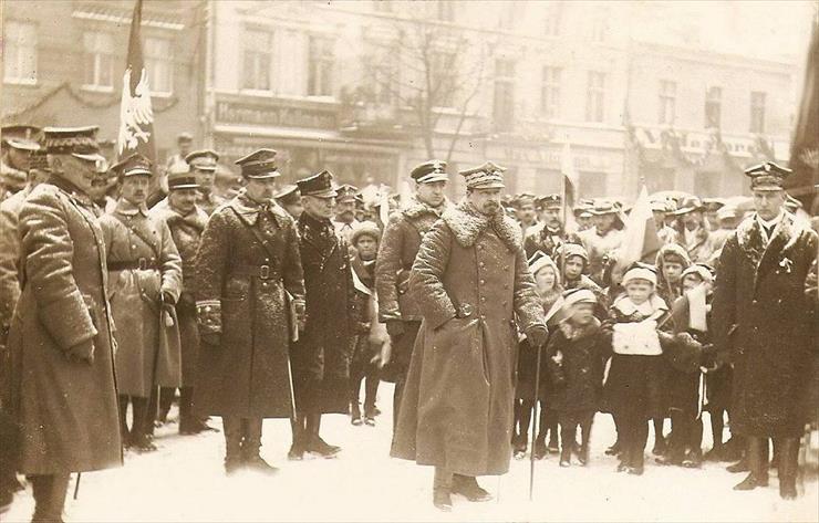 do 1945 - 1920 01 20 - gen. Józef Haller na  uroczystosci zwiazanej  z  przejeciem  miasta po I  WOJNIE  SWIATOWEJ.jpg
