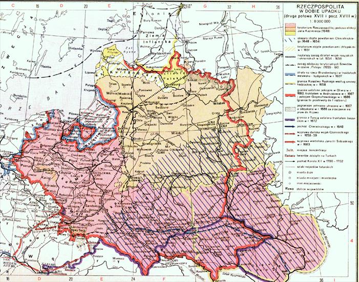 Mapy Polski - XVII - XVIII W - RZECZPOSPOLITA W DOBIE UPADKU.GIF