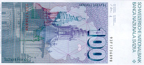 SZWAJCARIA - 1993 - 100 franków b.jpg