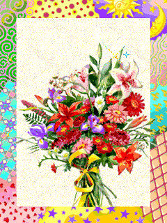 kartki - Bukiet kwiatów - gif.gif