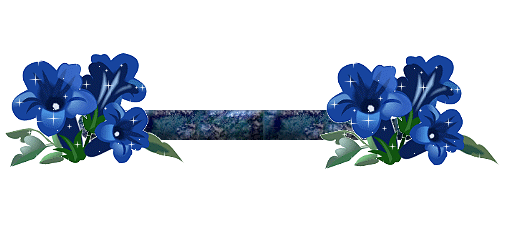 szlaczki - szlaczek niebieskie kwiatki gif.gif