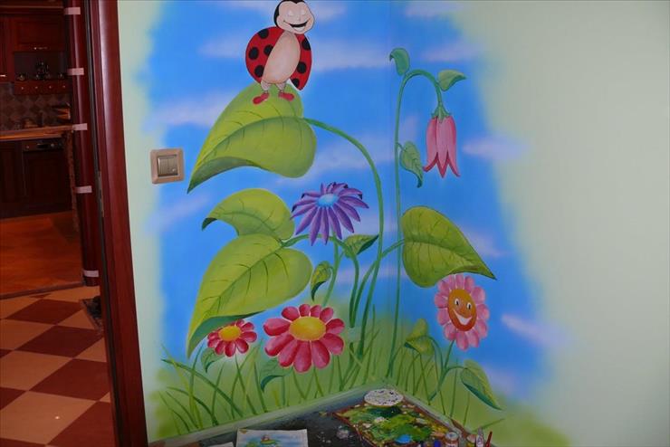 artystyczne malowanie ścian , malowidła ścienne - pokoje dzieciece, malowanie.jpg