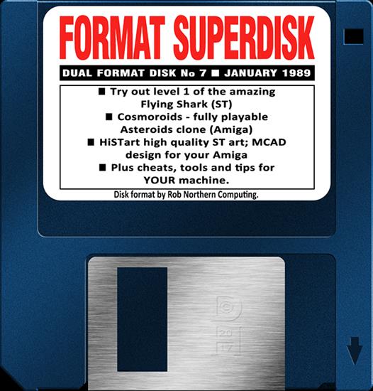 ST-Amiga Format Remade Disks, Labels  .adfs - ST_Amiga_Format_Issue_007_1989-01Future_PublishingGBDisk_1_of_1_.png