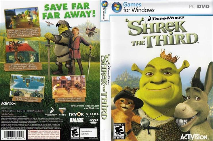  Okładki Płyt DVD i CD Gier PC  - Shrek_3_Custom-cdcovers_cc-front.jpg