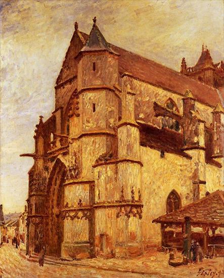 Alfred Sisley - The Church at Moret, Rainy Morning.jpg